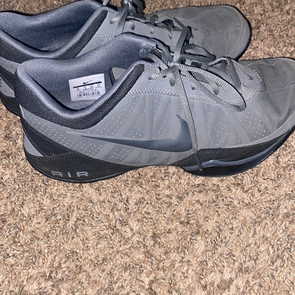 Men shoes Size:10 Color:Black & Gray